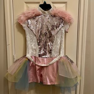 Halloween Unicorn Ballet Costume with horn